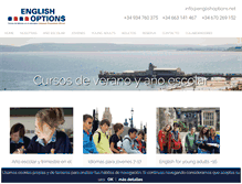 Tablet Screenshot of englishoptions.net